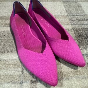 Rothy's Fuchsia and Blue Women's Flats